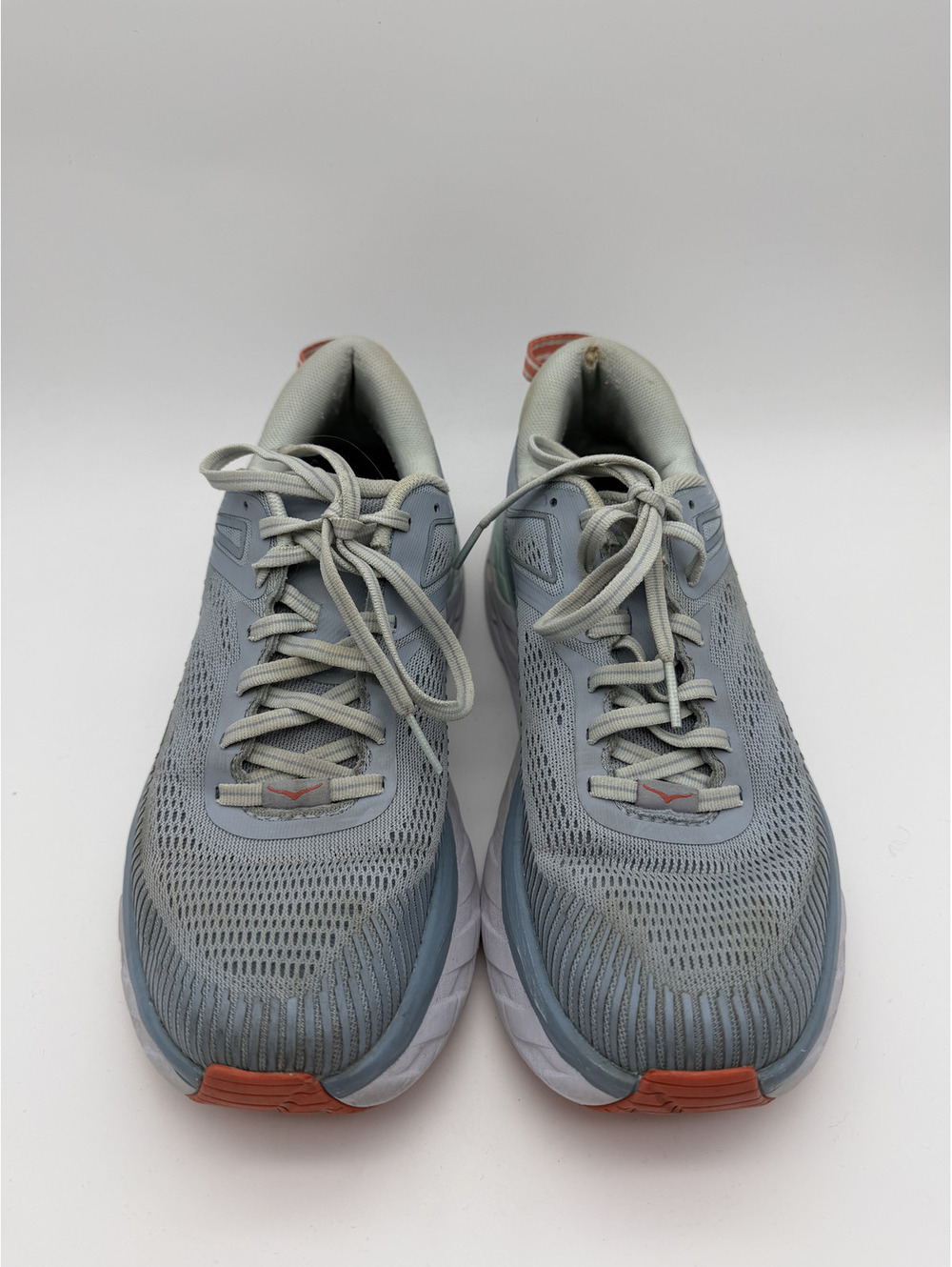 Hoka One One Bondi 7 Women's Running Shoes Size8 Fog Glass Orange